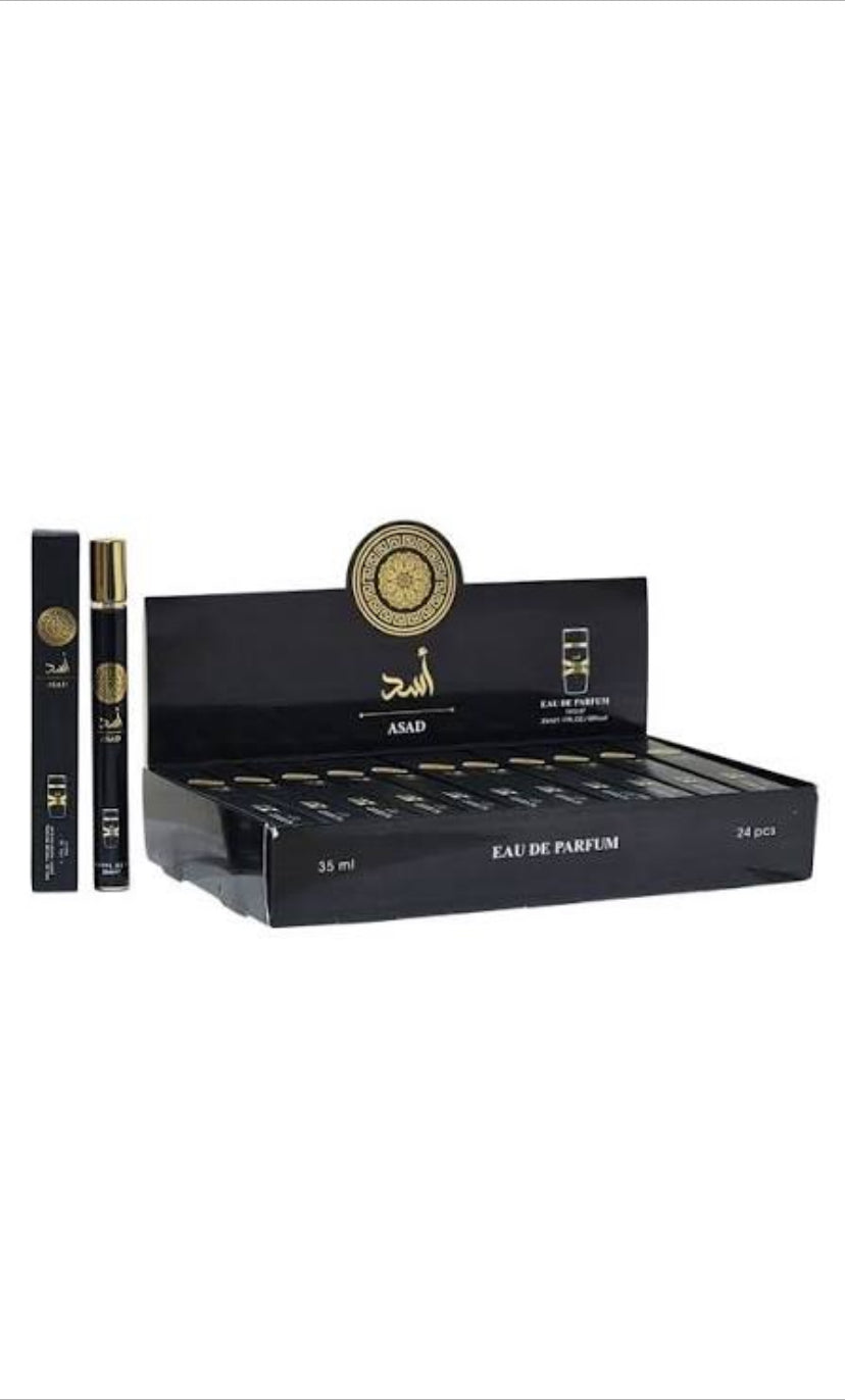 Lattafa Asad Men (black) Travel Size Perfume 1.18oz-35ml.