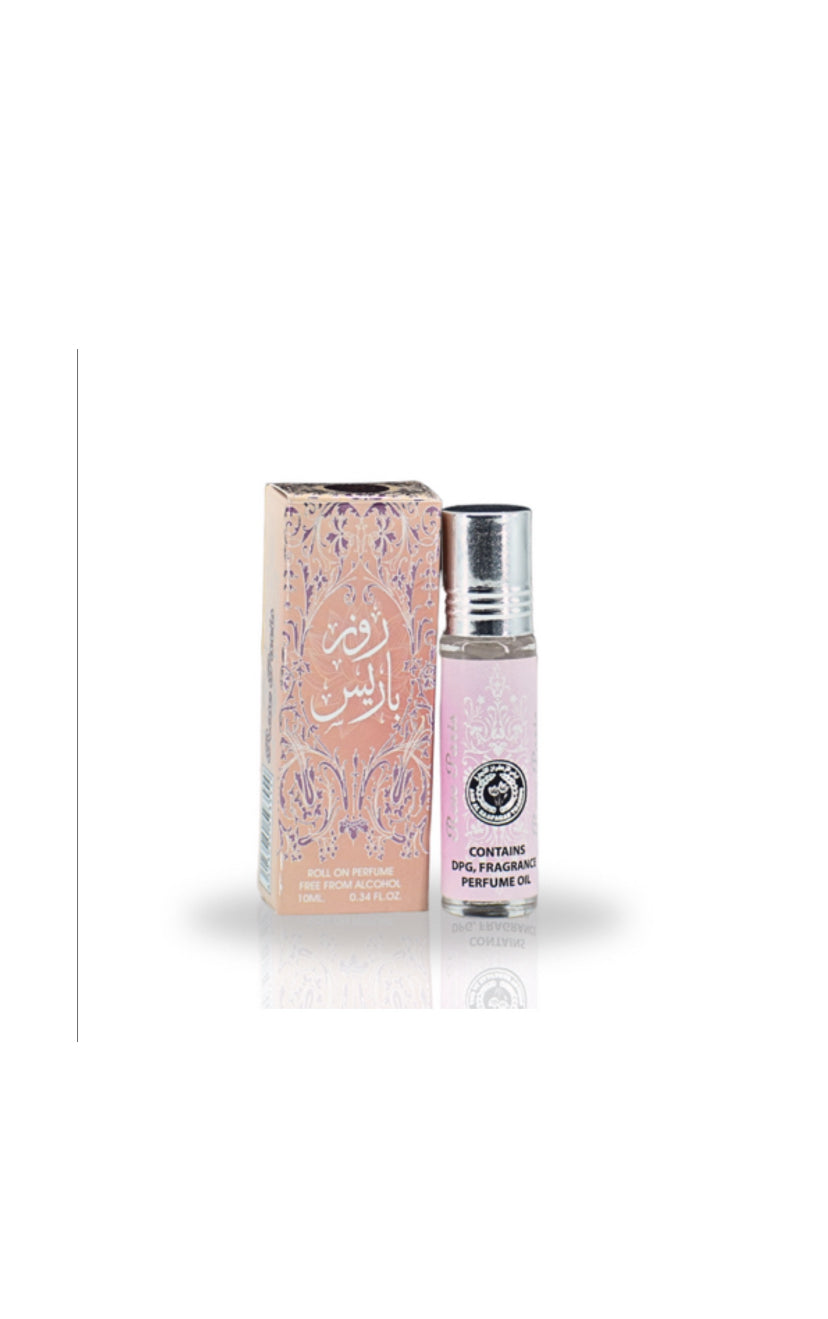 Rose Paris Roll On 10ml (doz 1/12 pcs)
