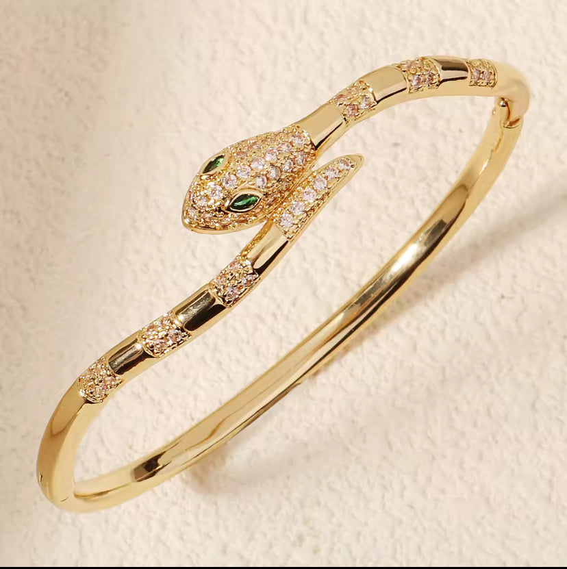 Golden Snake Bracelet