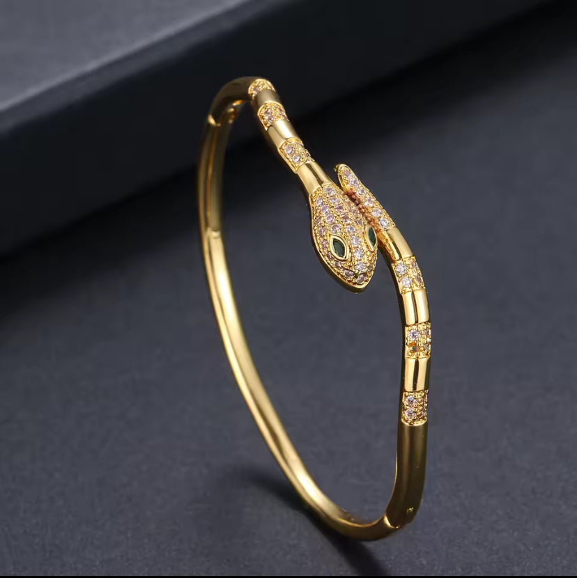 Golden Snake Bracelet