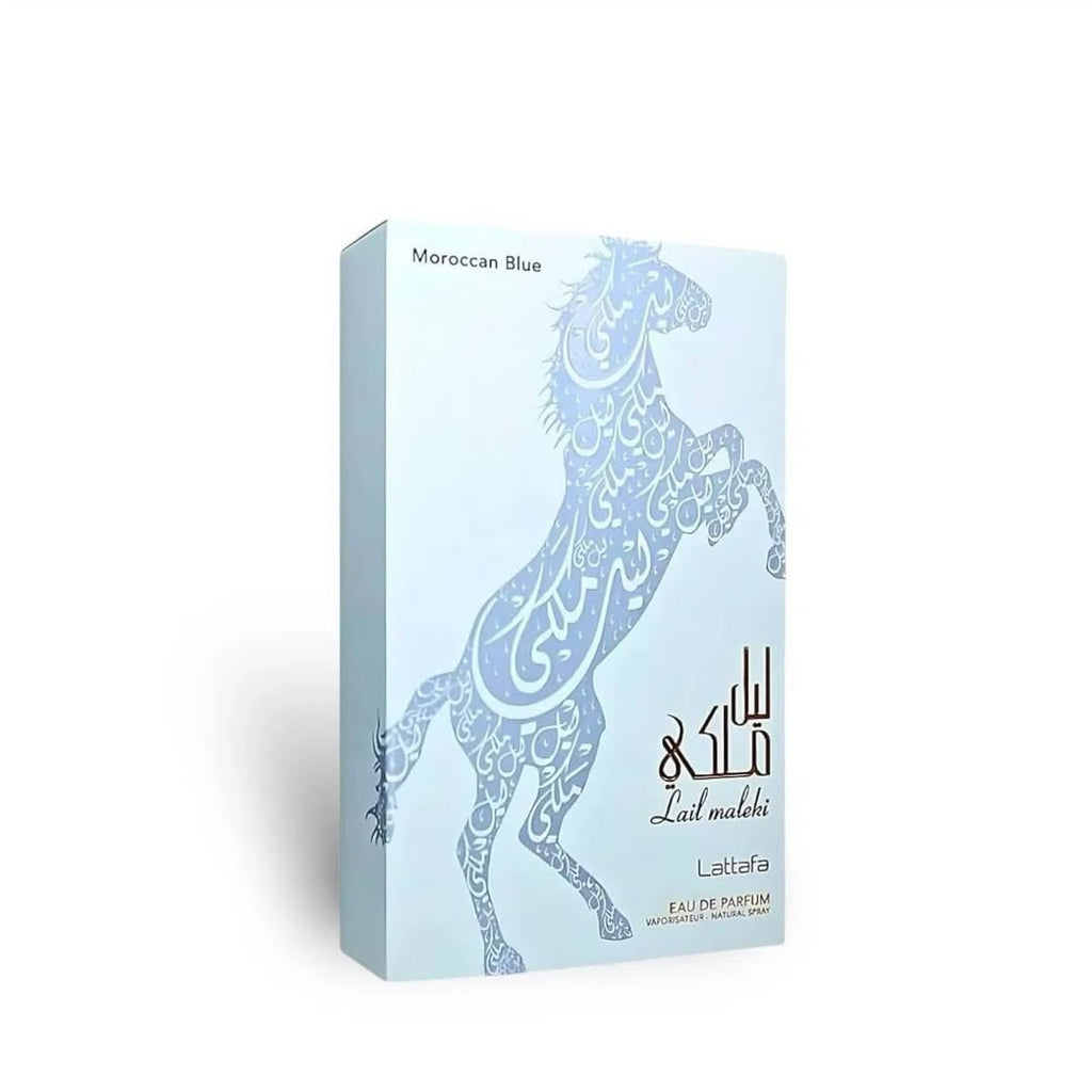 Lattafa Lail Maleki Moroccan Blue – for Unisex, 3.4 Ounce / 100 ml