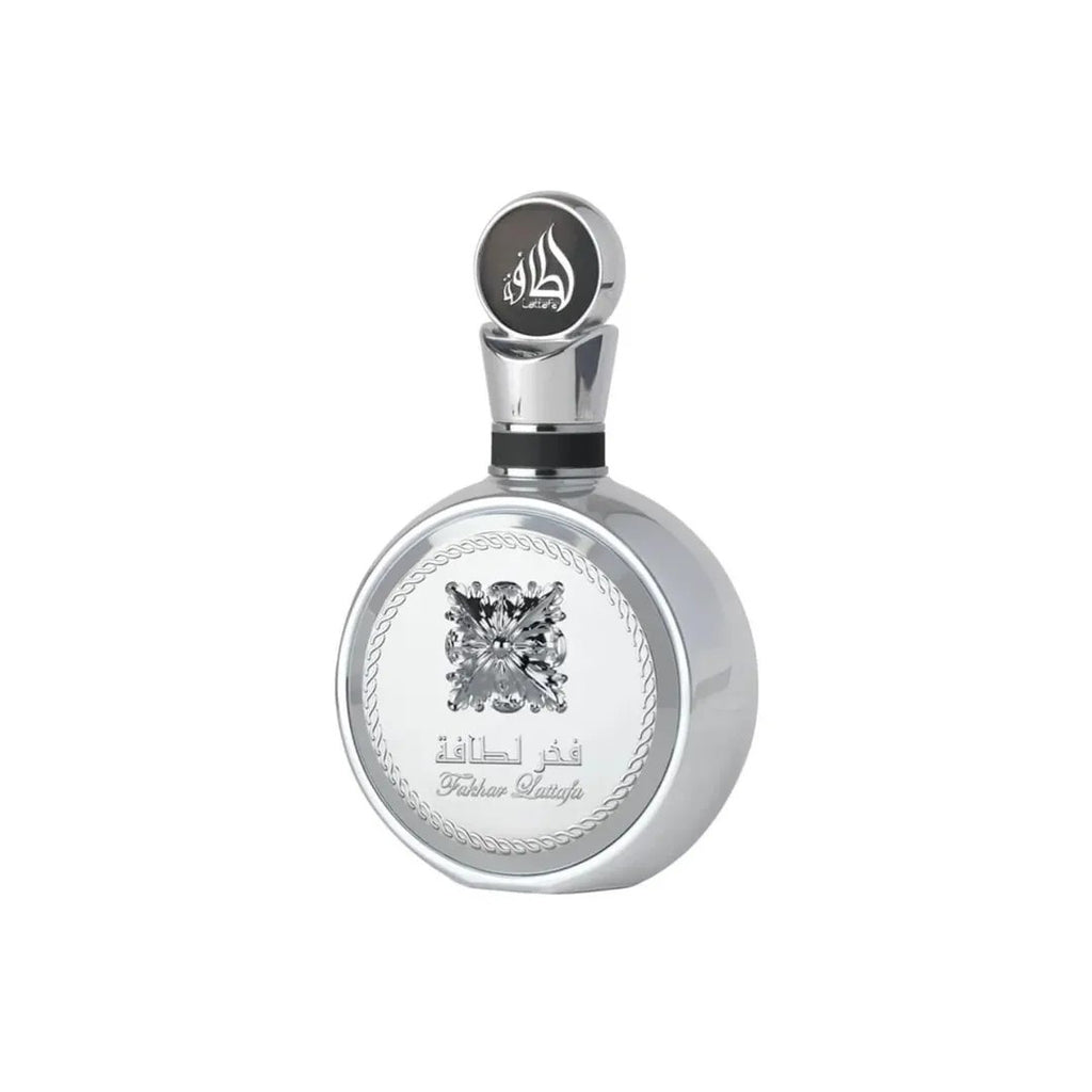 Lattafa Fakhar Platin – Eau de Parfum Spray for Unisex, 3.4 Ounce / 100 ml