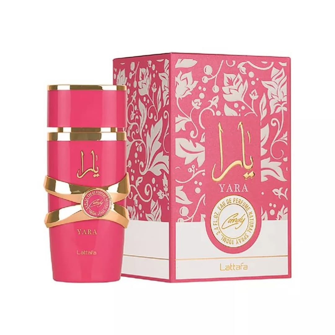 Lattafa Yara Candy  - Eau de Parfum  Fragrance for Women, 3.40 Ounce / 100 ml