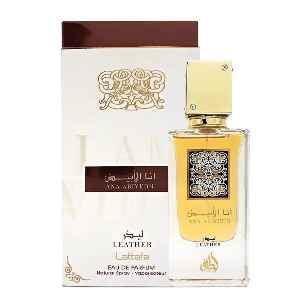 Lattafa Perfumes Ana Abiyedh Leather - EDP 60ML (2.0 OZ),(Ana Abiyedh Leather)