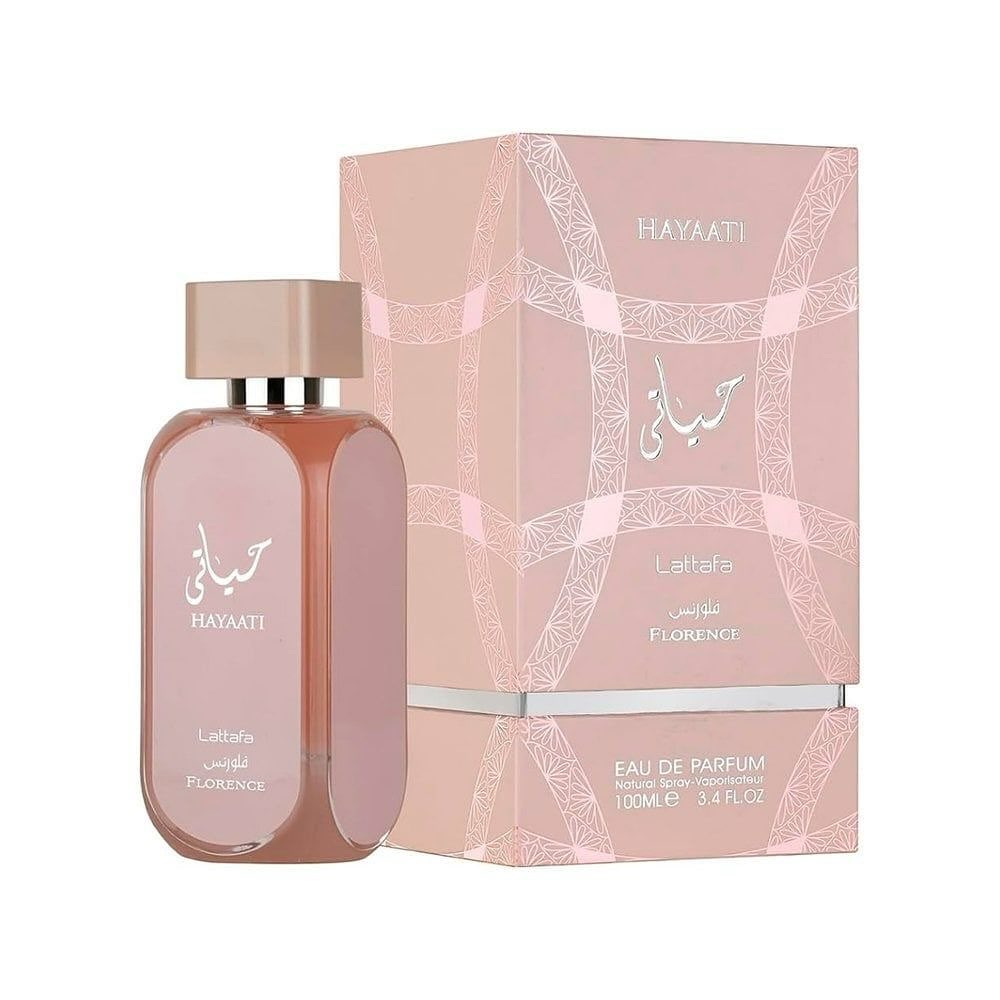 Lattafa Hayaati Florence for Women Eau de Parfum Spray, 3.4 Ounce