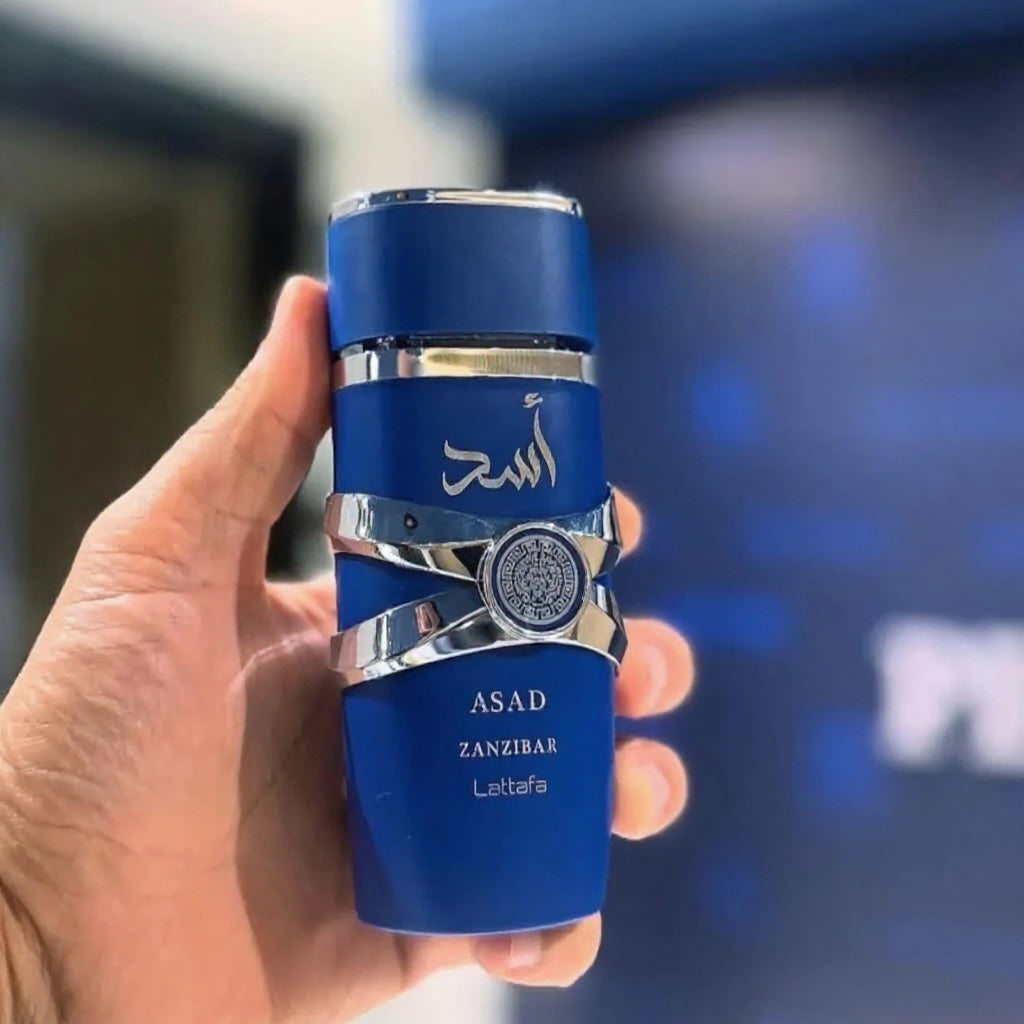 Lattafa Asad Zanzibar - for Men, 3.40 Ounce / 100 ml