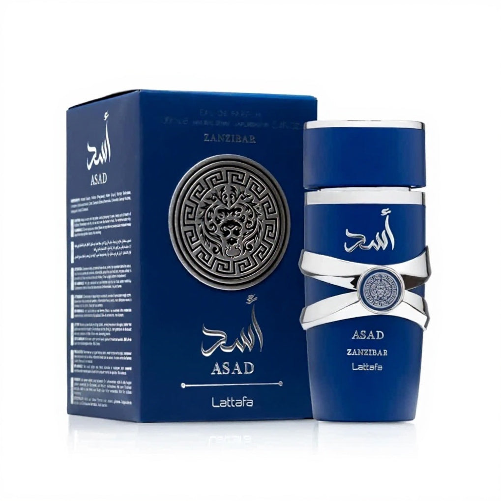 Lattafa Asad Zanzibar - for Men, 3.40 Ounce / 100 ml